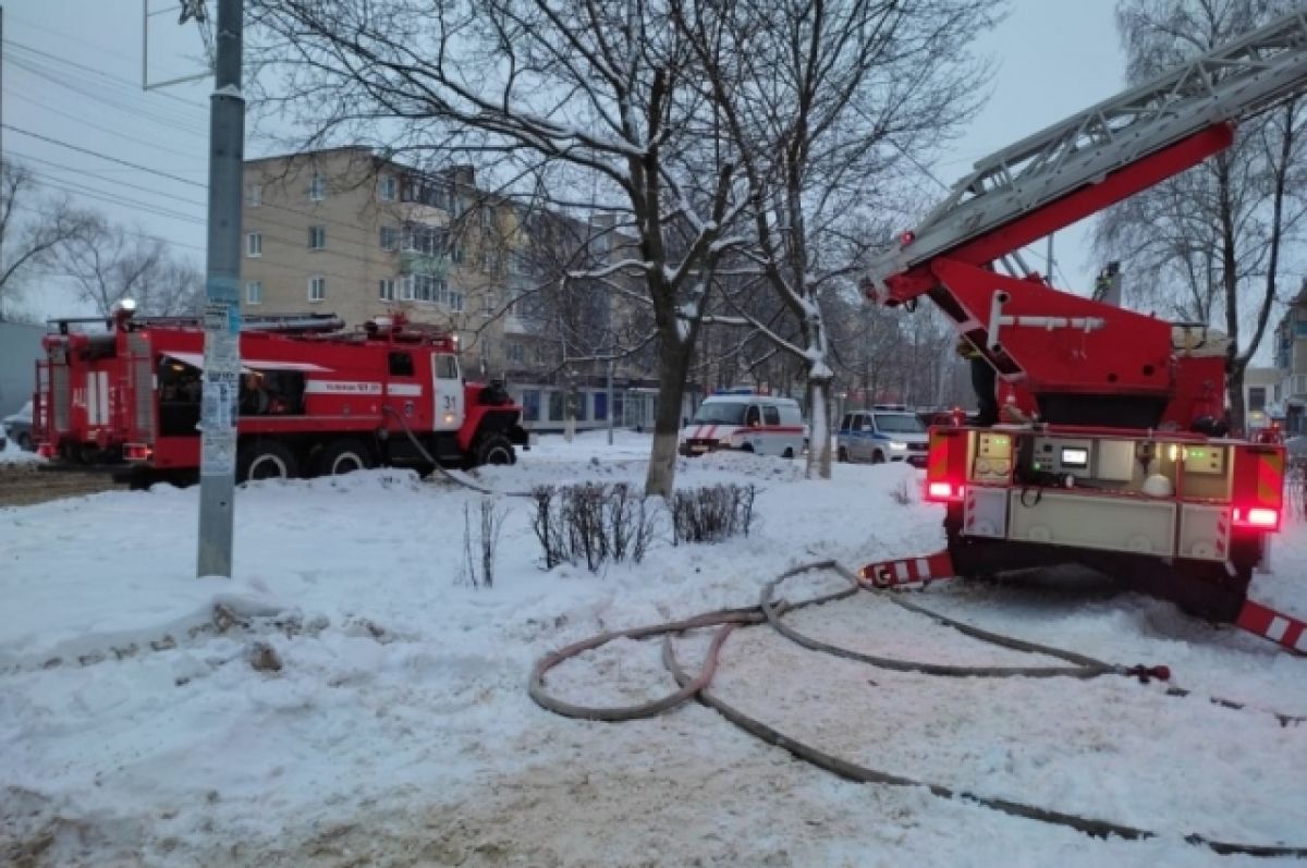 В Щекине из горящей квартиры пожарные спасли двух человек | АиФ Тула