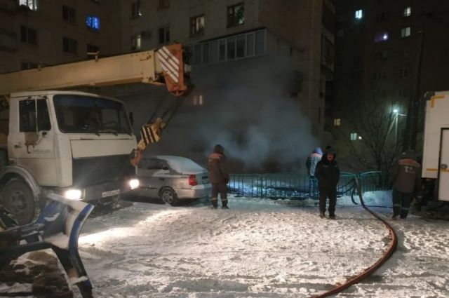 Очередная коммунальная авария в Оренбурге оставила без тепла 13 домов в ночь.