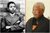 Нельсон Мандела в 1937 году и в 2011-м