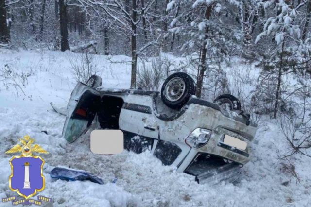 В Ульяновском районе разбилась «Лада Калина», водитель в больнице