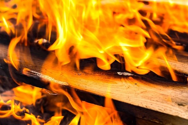 При пожаре в Бугульме погиб мужчина