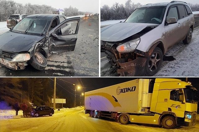 5 января в Самарской области две автомобилистки попали в ДТП