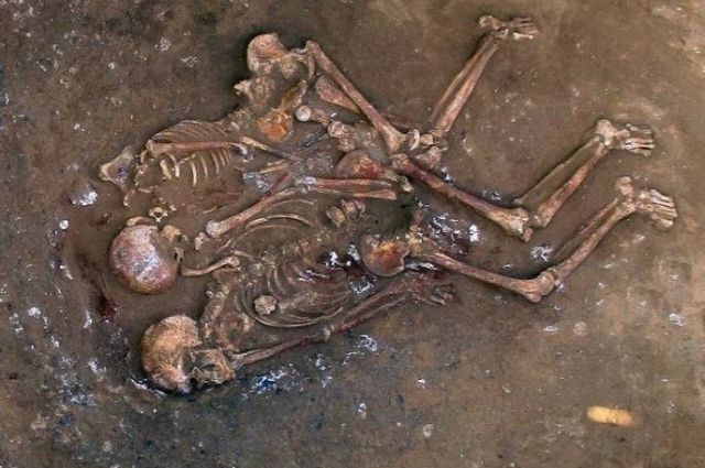 Захоронение семейной пары II тысячелетия до н.э. нашли под Ростовом