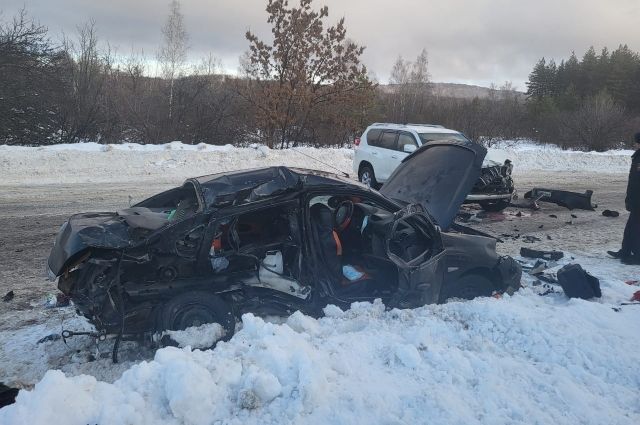 В аварии под Саратовом разбились насмерть две женщины в Renault Symbol
