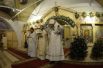 Рождество в храме Воскресения Христова в Кадашах в Москве.