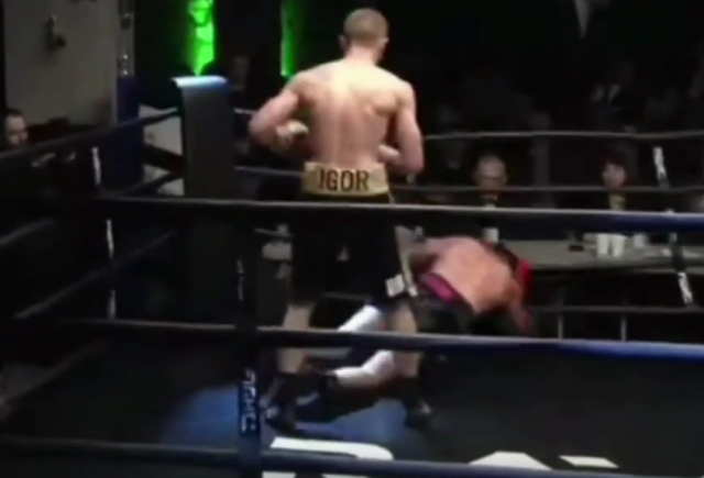 Появилось видео смертельного нокаута боксёра из Новосибирска Саакяна