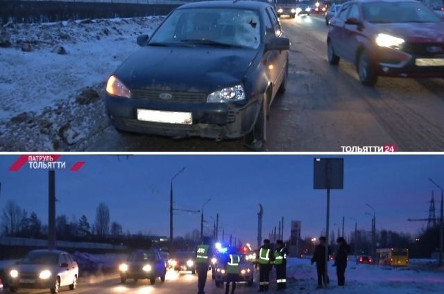 В Тольятти неделя началась со смертельного ДТП – «Калина» задавила женщину
