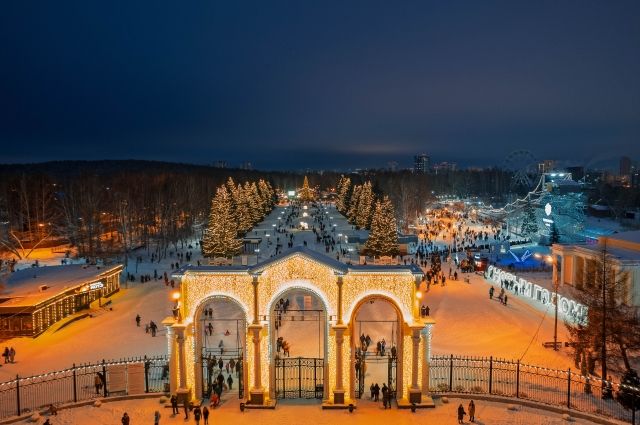 В новогодние каникулы парк Маяковского посетили более 300 тысяч человек