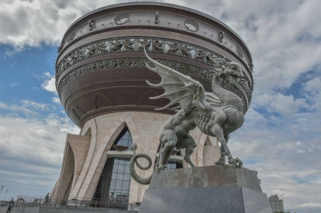 Смотровая площадка Чаши в Казани закрылась до лета