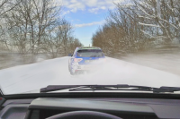 Трассу в Пономарёвском районе не почистили вовремя от снега