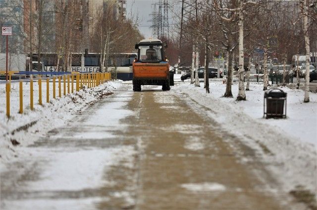 За новогодние каникулы в Сургуте вывезли более 7 тыс кубометров снега