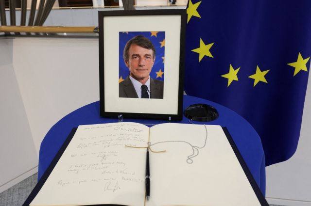 Названы дата и место похорон главы Европарламента Сассоли