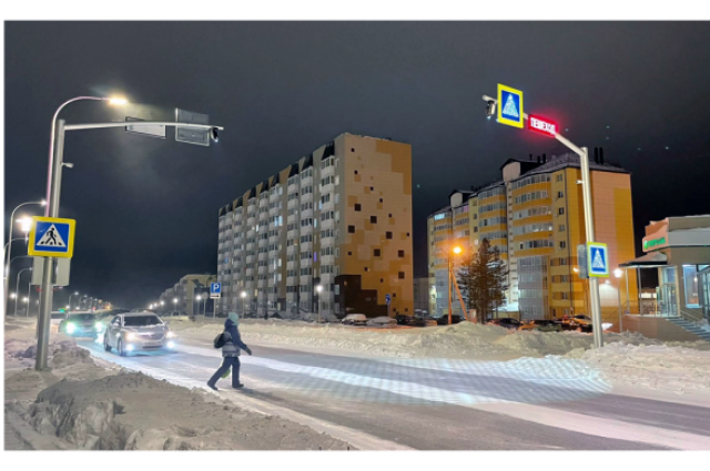 Пешеходные переходы в городах Ямала становятся безопаснее