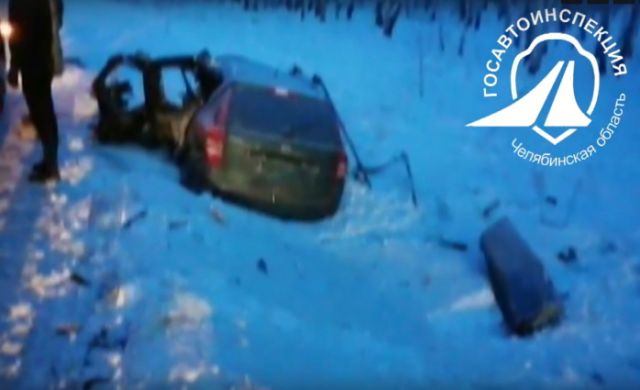 20-летний водитель иномарки погиб в ДТП на трассе в Челябинской области