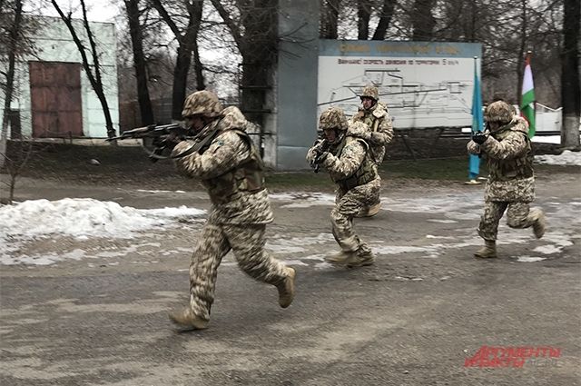 Тренировка контингента ОДКБ.