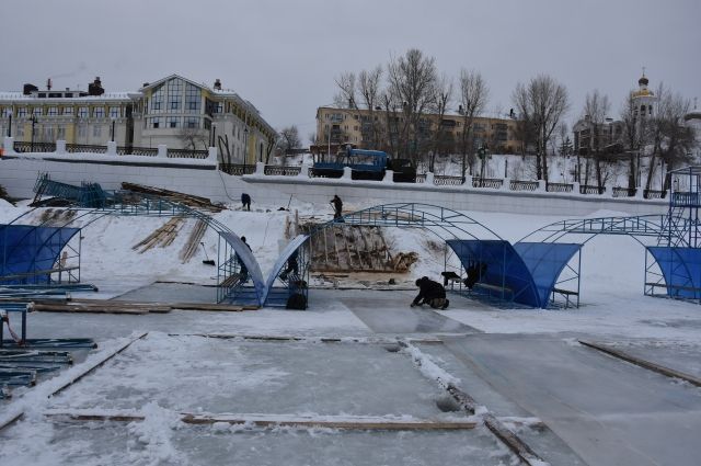 В Оренбурге оборудуют всего одну купель на Крещение