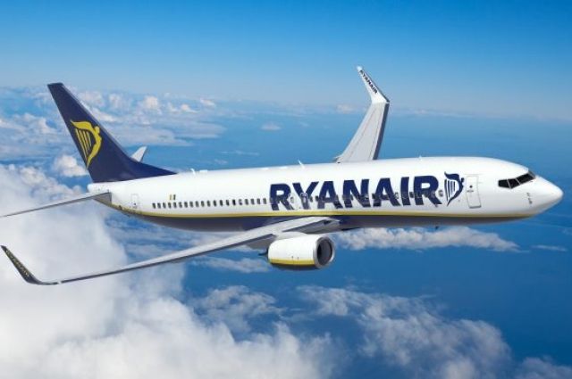 Лоукостер Ryanair отметил семь авиарейсов из Украины: подробности