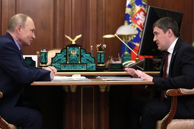 «Давно у нас не были»: Махонин пригласил президента РФ Путина в Пермь