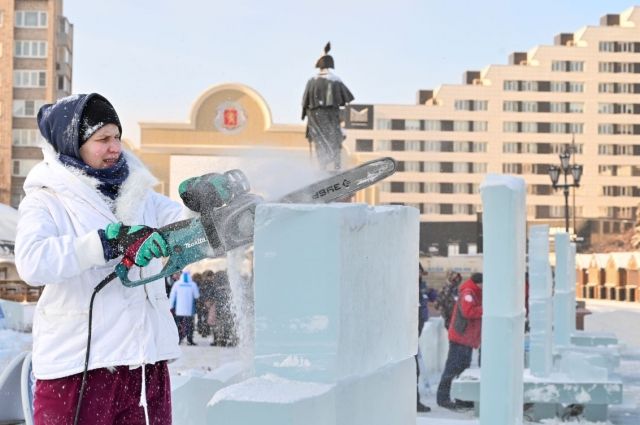 В Красноярске пройдёт конкурс ледовых скульптур