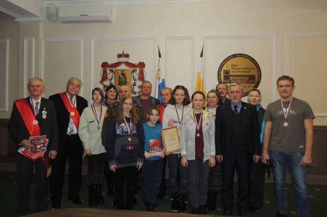 В Рязани наградили участников вело-автопробега в честь битвы под Москвой