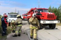 В течение года энергетики совместно с персоналом МЧС провели противопожарные учения