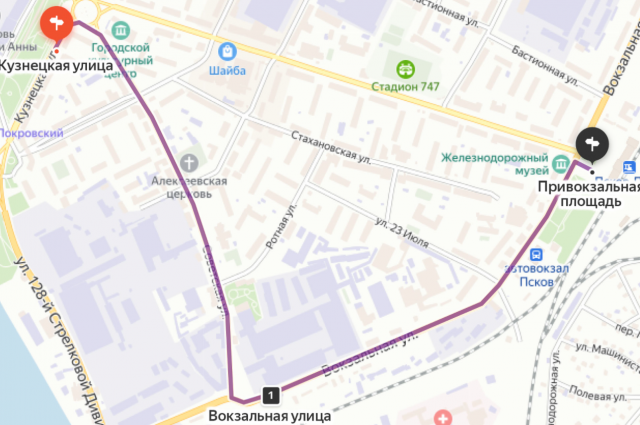 Маршрут псковских автобусов изменится из-за ремонта улицы Яна Фабрициуса