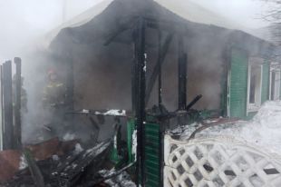 В результате возгорания частного дома в селе Чесноковка погиб мужчина.