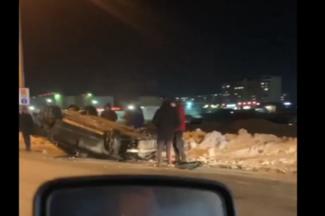 Серьёзное ДТП с пострадавшими на Загородном шоссе Оренбурга попало на видео