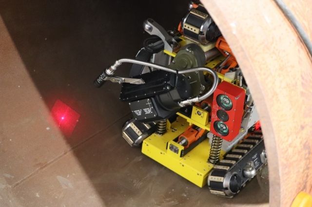 Робот-диагност проверил трубопроводы Безымянской отопительной котельной