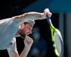 Американский спортсмен Максим Кресси во время четвёртого круга теннисного турнира Australian Open