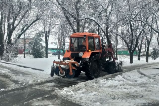 В Северском районе Кубани 24 января ввели режим ЧС из-за снегопада
