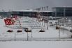 Аэропорт Стамбула закрыт из-за мощного снегопада