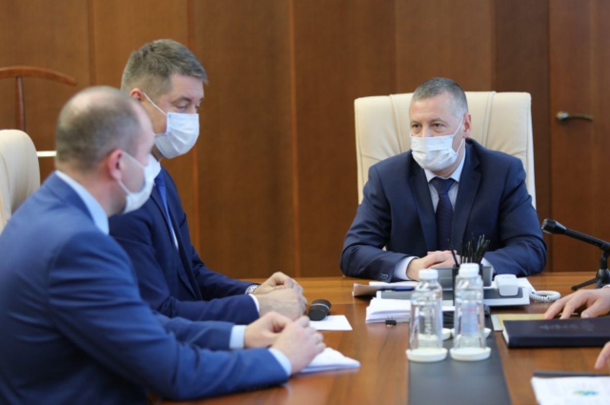 Евраев обсудил с и.о. главы Рыбинска вопросы городского хозяйства