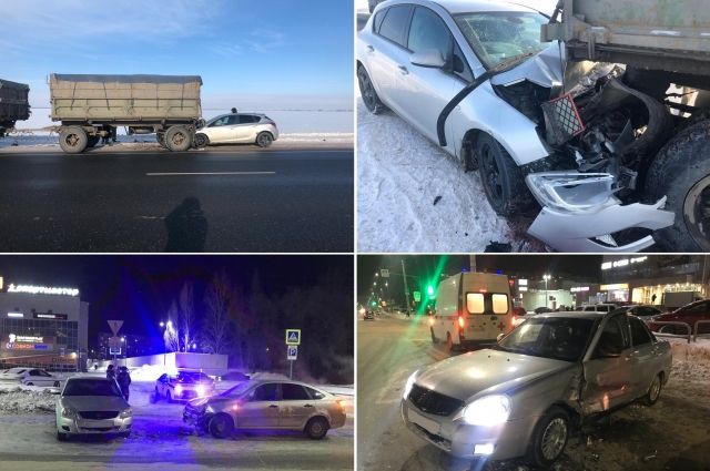 В Сызранском районе и в Сызрани произошли 2 ДТП с двумя пострадавшими