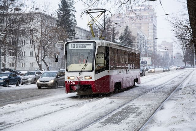 В Новосибирске отремонтируют пять старых трамваев за 100 млн рублей