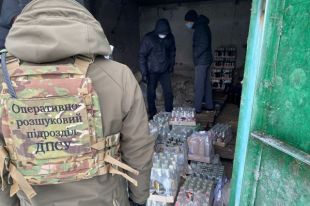 В зоне ООС правоохранители изъяли контрафактный алкоголь на один млн гривен