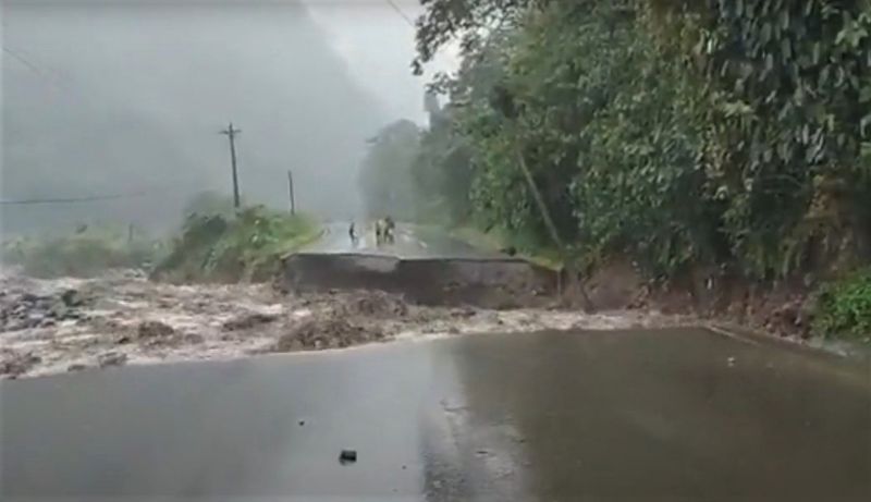 Последствия проливных дождей в Бразилии