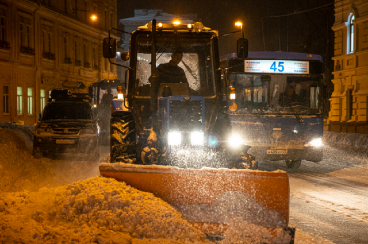 При уборке снега в Саратове эвакуировали 27 автомобилей | АиФ Саратов