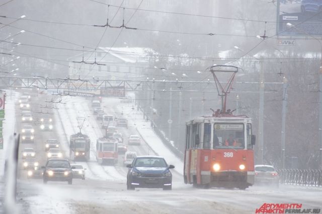 Госавтоинспекция Перми предупреждает водителей о снегопадах