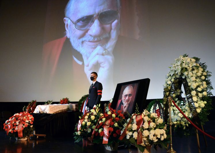 Церемония прощания с режиссёром Виктором Мережко в Доме кино