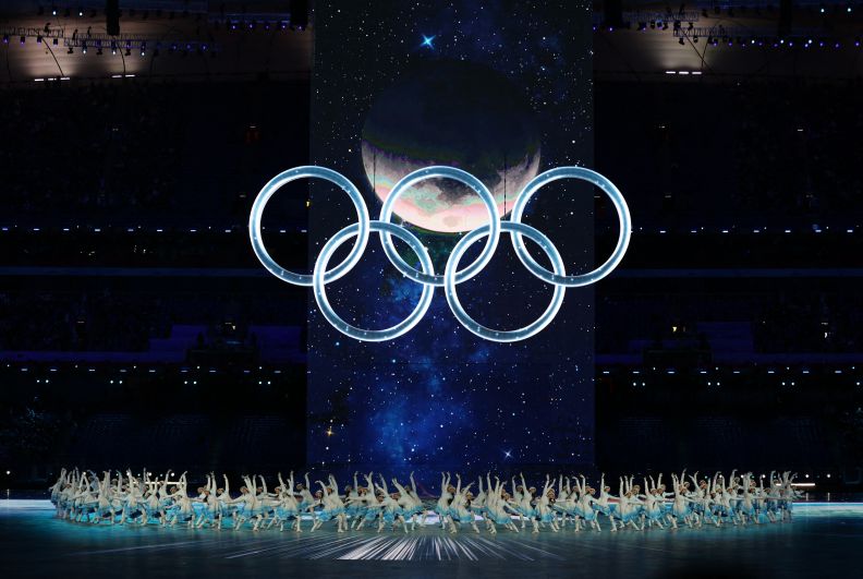Во время церемонии открытия зимних Олимпийских игр в Пекине
