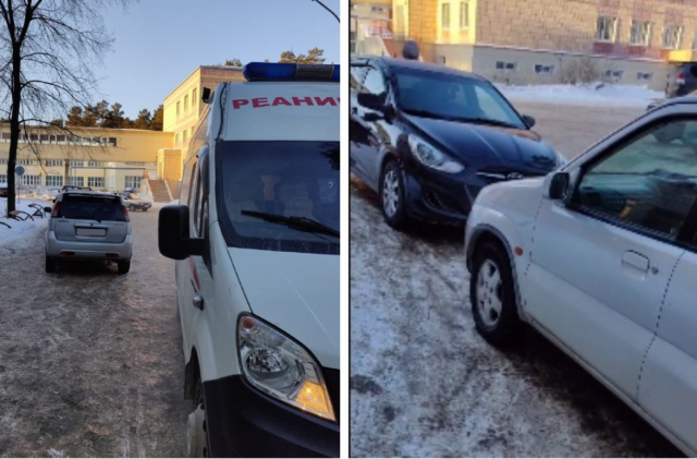 В Новосибирске водитель реанимобиля назвал уродами паркующихся у больницы