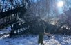 Сотрудник Следственного комитета РФ на месте падения самолёта Ан-2 в районе села Коряки Елизовского муниципального района