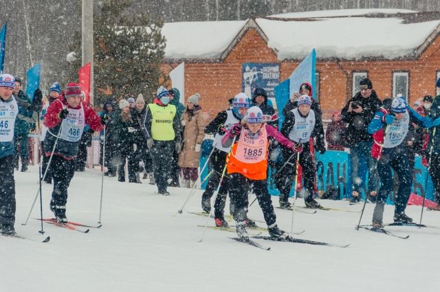 В Рязанской области на «Лыжню России» вышли 5000 человек