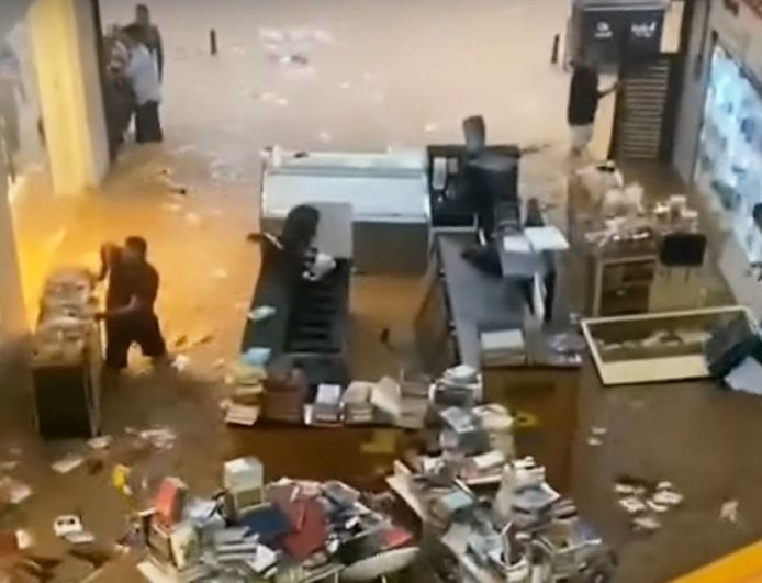 Наводнение в бразильском штате Рио-де-Жанейро