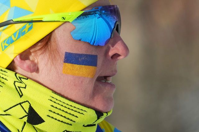 Валентина Каминская (Украина) на дистанции индивидуальной гонки классическим стилем на 10 км в соревнованиях по лыжным гонкам среди женщин на XXIV зимних Олимпийских играх 2022 в Пекине.