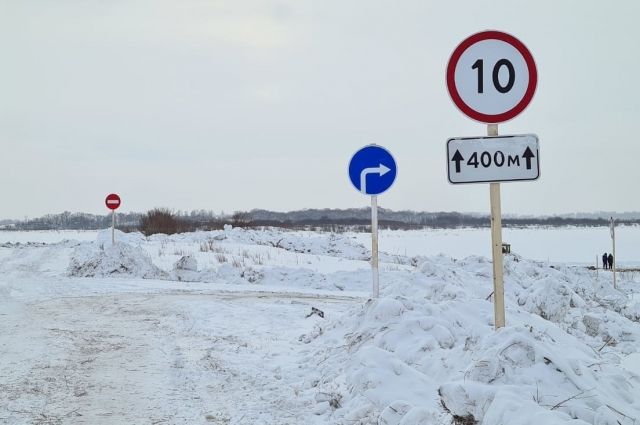 На ледовых переправах Архангельска изменилась грузоподъемность