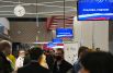 Информационные мониторы в аэропорту Шереметьево