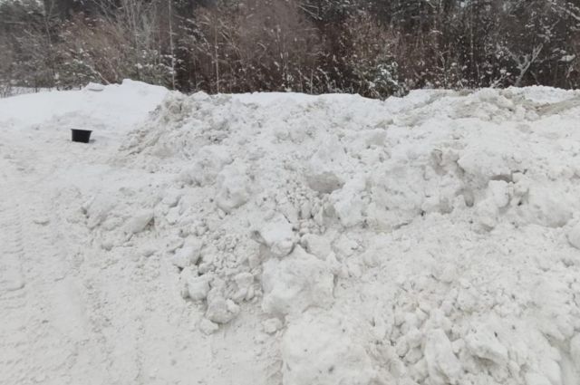 Загрязнённую нефтью свалку снега обнаружили экологи в Казани