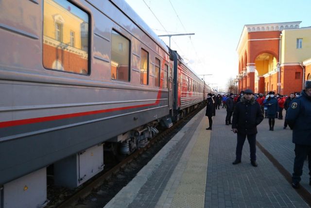 В Орел прибыл поезд с 351 беженцем из Донбасса